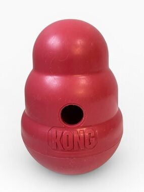 KONG Wobbler Heavy Duty Treat Dispensing Dog Toy Red